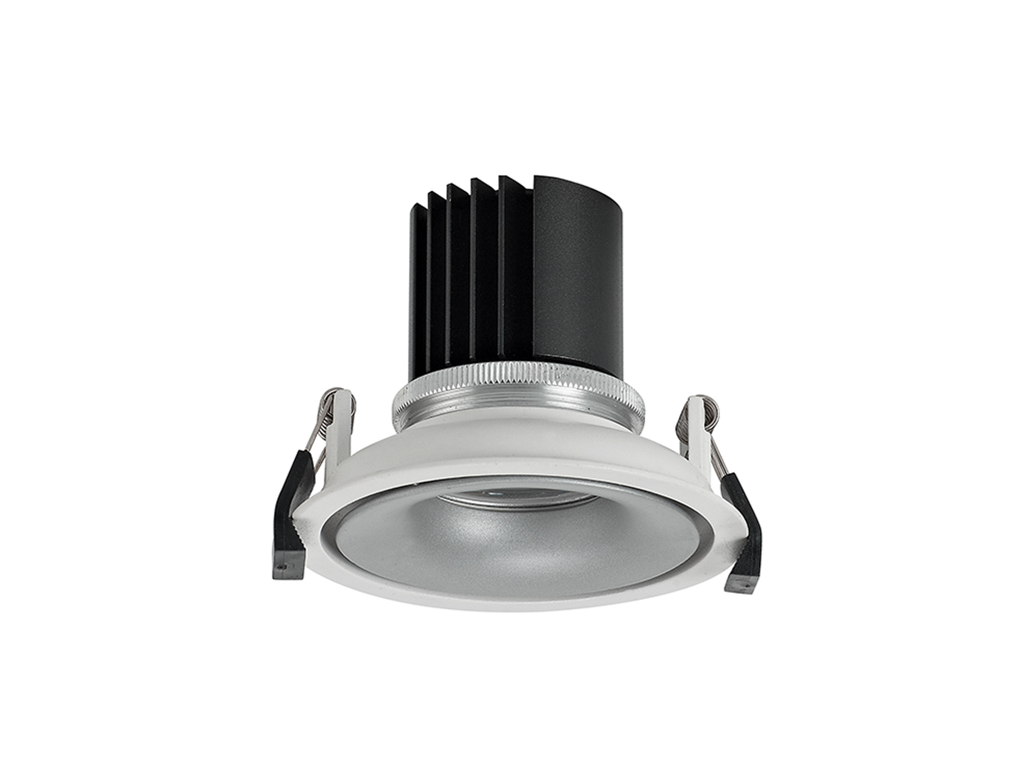 DM202036  Bolor 9 Tridonic Powered 9W 2700K 770lm 24° CRI>90 LED Engine White/Silver Fixed Recessed Spotlight, IP20